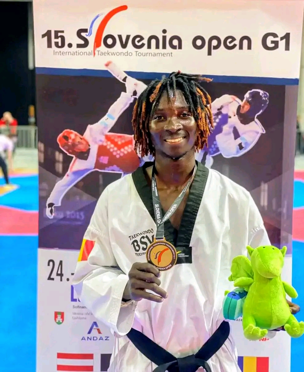 Tchad/Taekwondo: Le tchadien Bétel Casimir remporte un médaille d’or en Slovénie