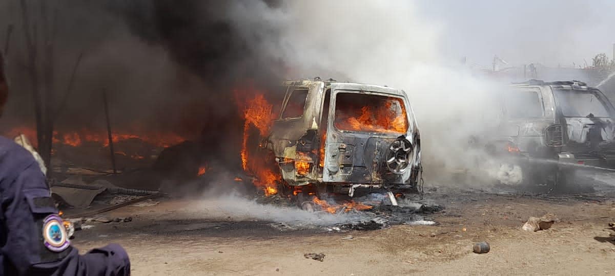 Tchad/Société : des garages d’automobile ravagés par un incendie