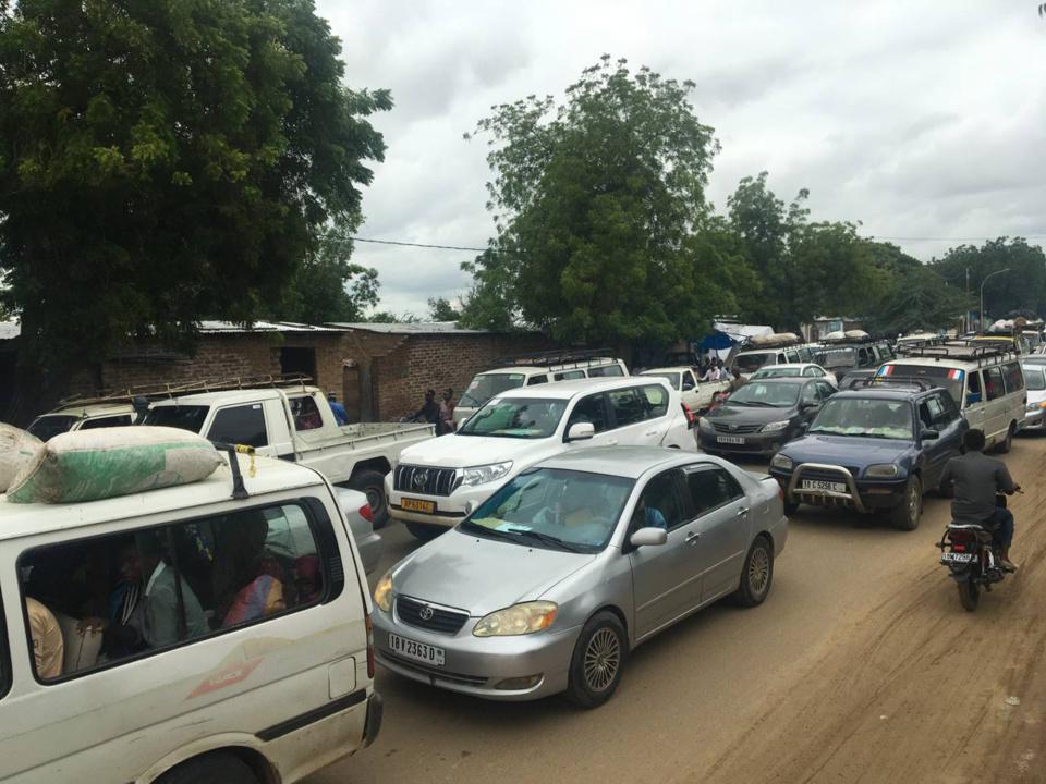 N’Djamena: l’embouteillage sur l’axe double voie, le quotidien  de la population