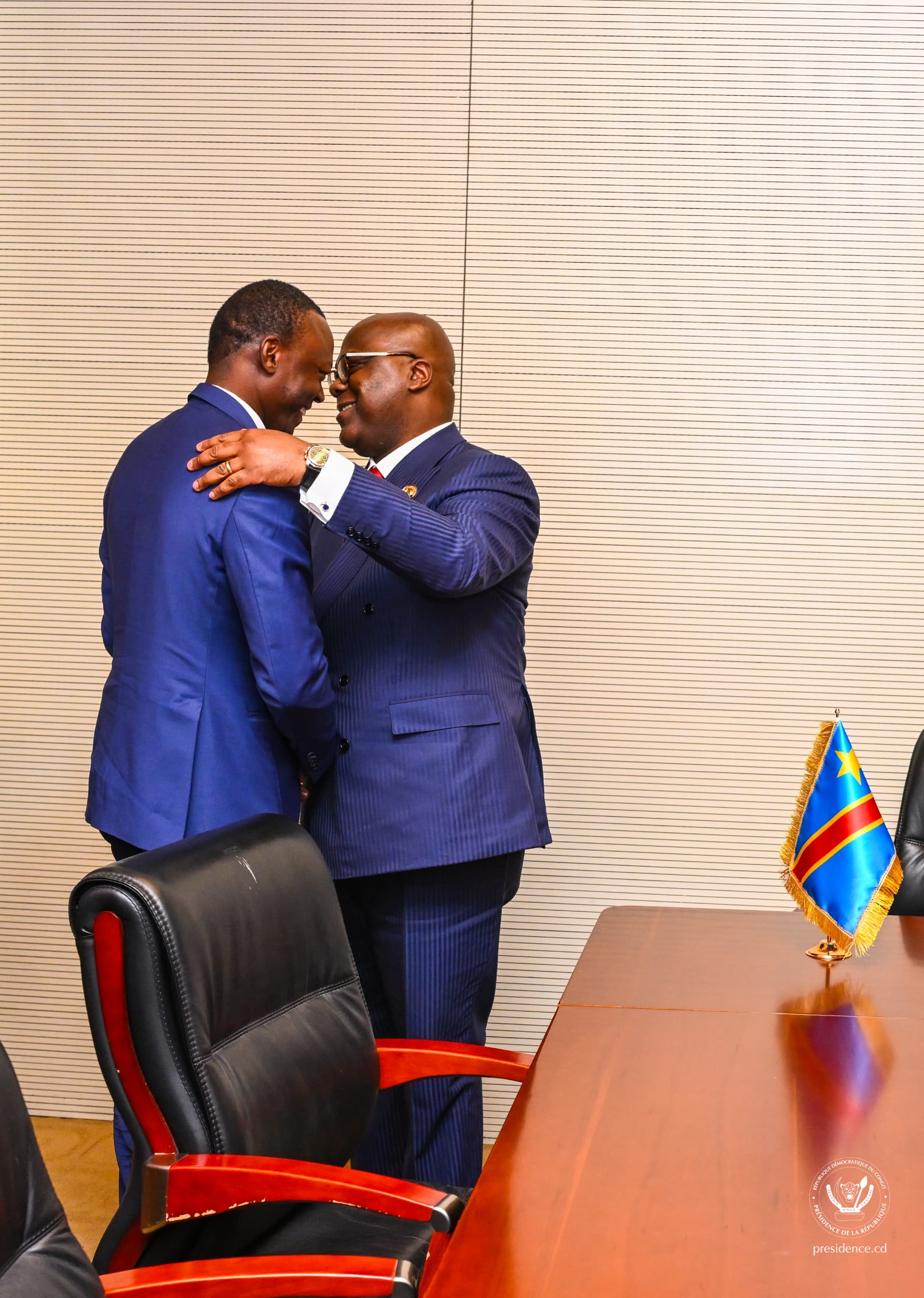 Afrique : rencontre à Addis-Abeba entre le Président de la République Démocratique du Congo, M. Félix Tshisekedi et le Premier Ministre de Transition Dr Succès Masra.