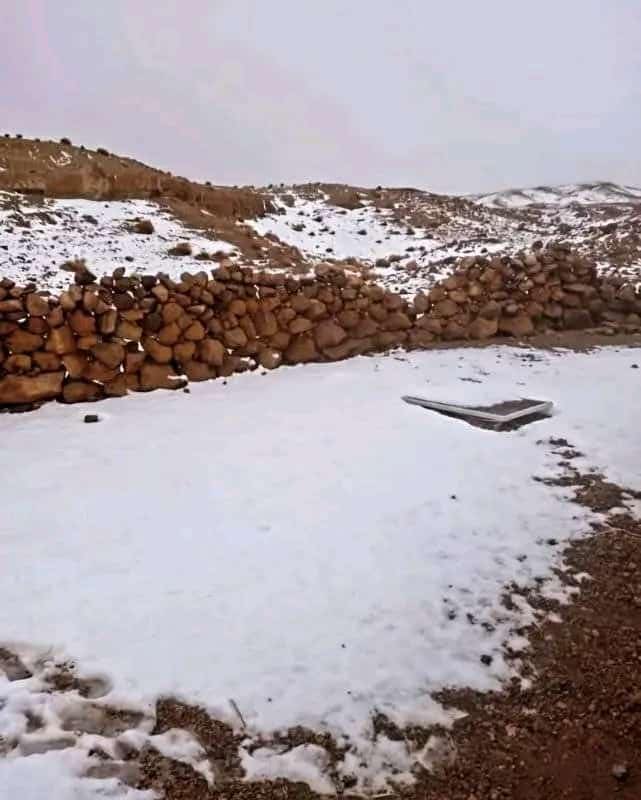 Tchad-Environnement : Chute de neige dans le Tibesti