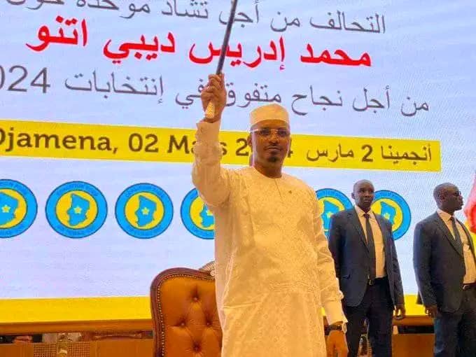 Tchad-politique volet 2 du discours de MIDI: le candidat de la Coalition ‘’ Tchad Uni’’, Mahamat Idriss Deby Itno  promet une gouvernance juste au service du développement s’il est élu