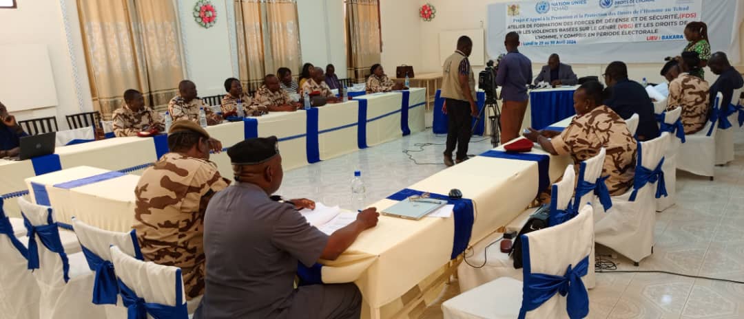 Atelier de formation sur les droits de l’Homme pour les Forces de défense et de sécurité au Tchad avant l’élection présidentielle du 6 mai