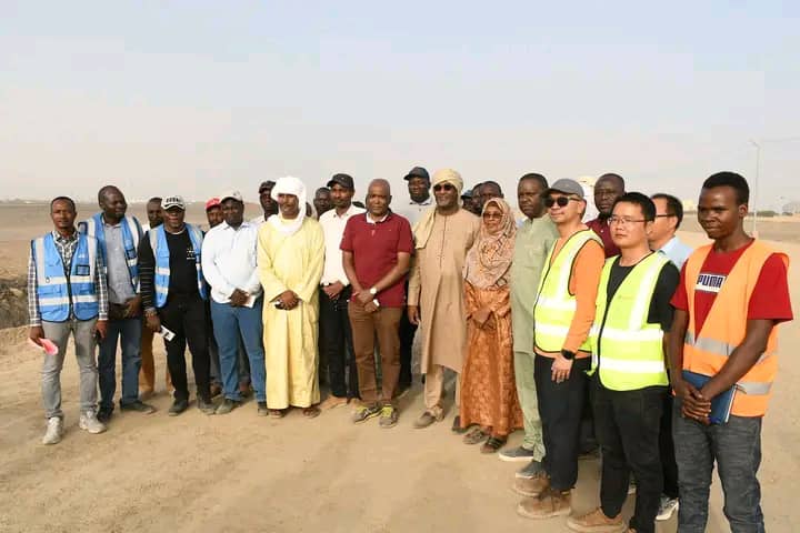 Tchad-Hadjer-Lamis: Le Ministre visite les travaux sur l’axe Djermaya-Massaguet et la voix de déviation