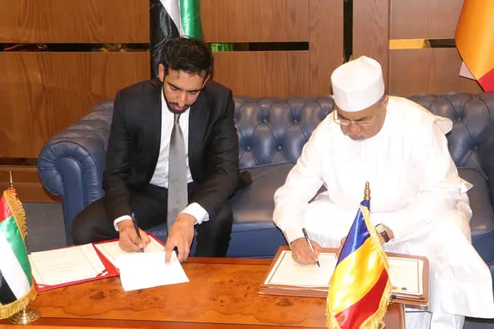 Tchad-Émirats Arabes Unis: Signature de protocole d’accord entre le Tchad et les Émirats Arabes Unis