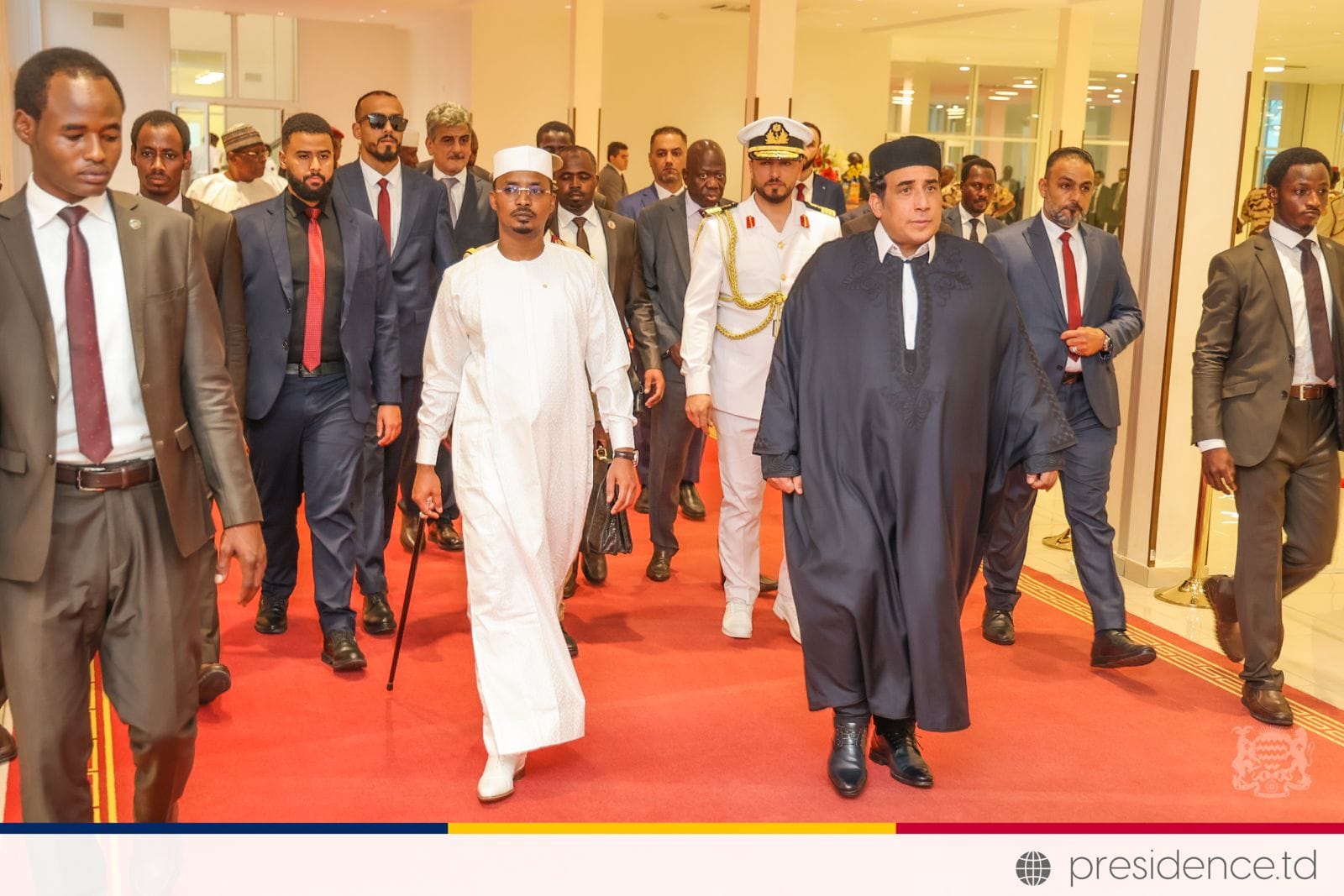 Tchad-Présidence : Visite de travail du Président libyen à N’Djaména