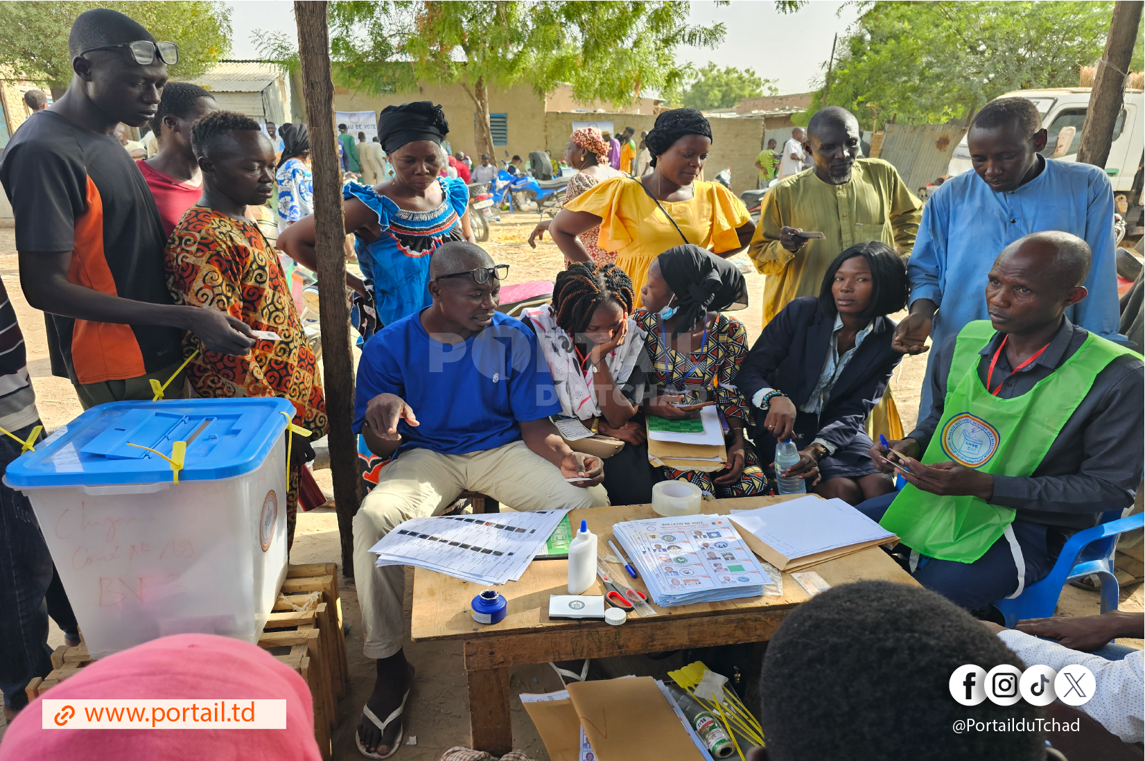 Tchad-Election présidentielle : le vote se déroule dans le calme dans le 7e arrondissement