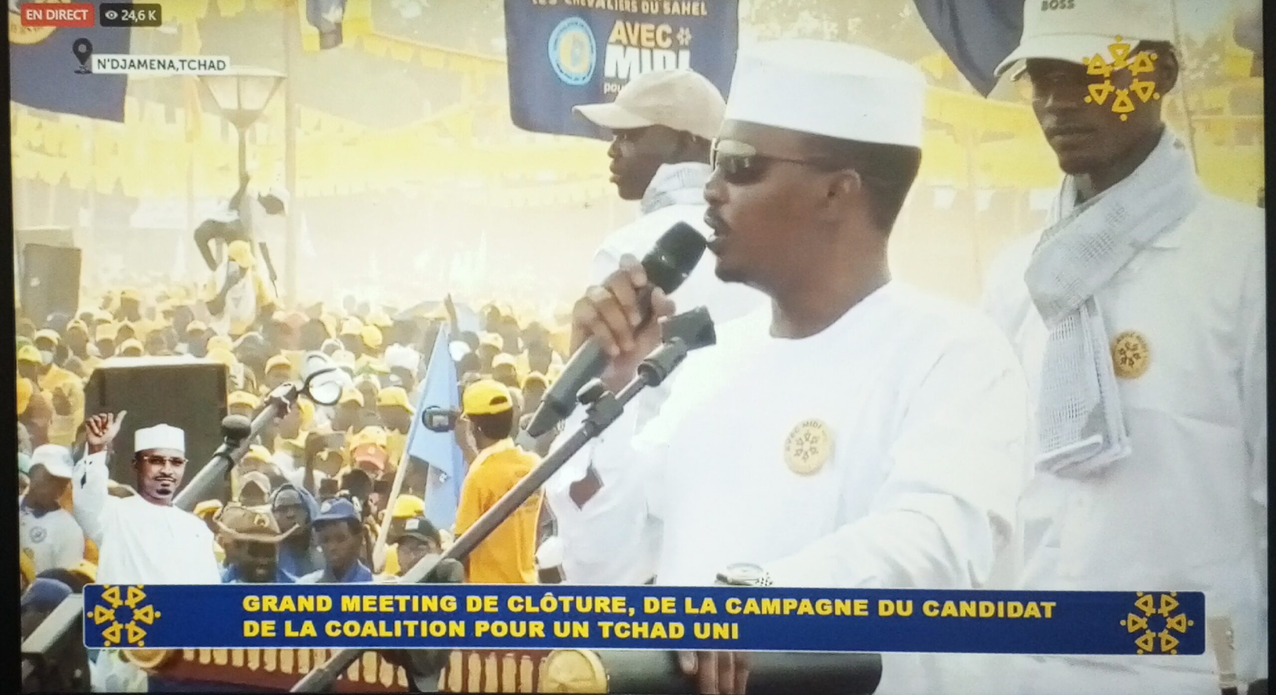 Duel des géants à N’Djamena: Mahamat Idriss Déby Itno domine avec 24K spectateurs en direct contre 5K pour Succès Masra