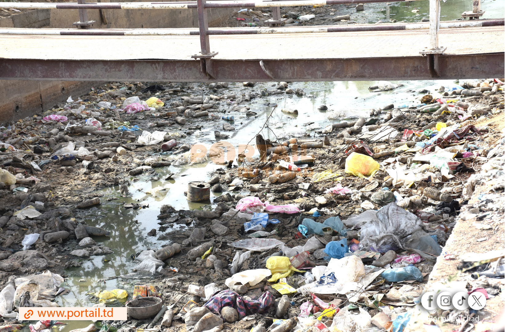 Tchad-voirie urbaine : des canaux de drainage d’eaux ou des dépotoirs ?