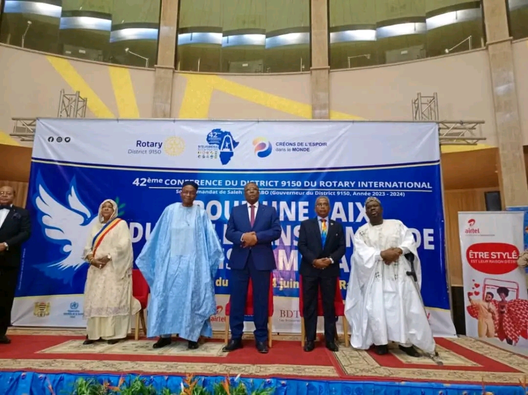 Lancement des travaux de la 42e Conférence du District 9150 du Rotary International à N’djamena