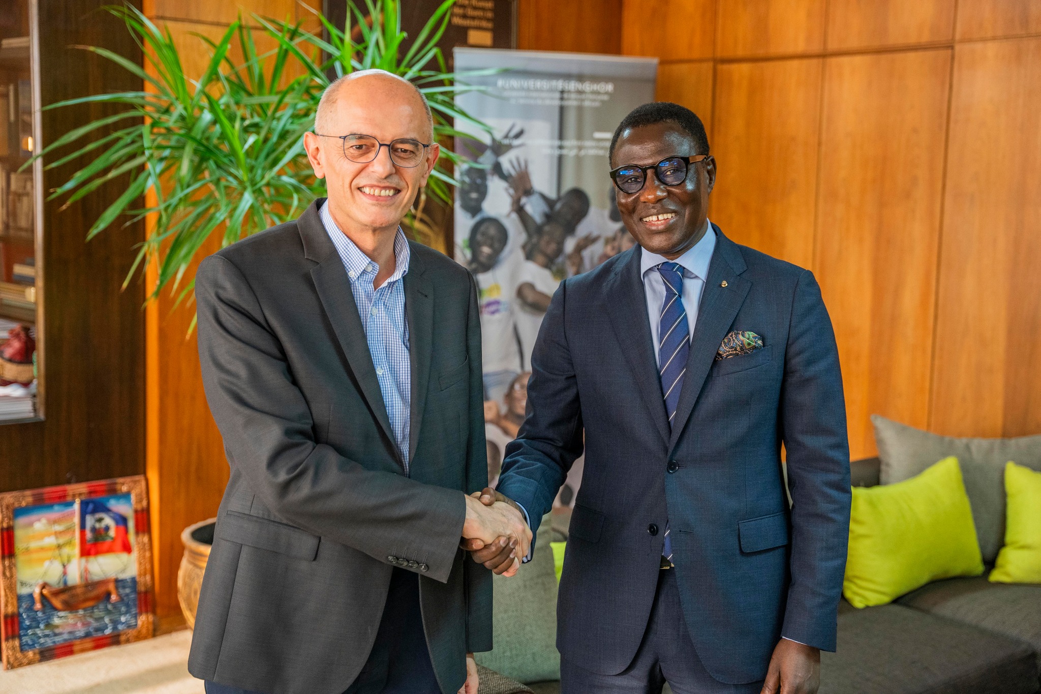 Rencontre Diplomatique : Le Tchad Renforce Ses Liens Académiques avec l’Université Senghor d’Alexandrie