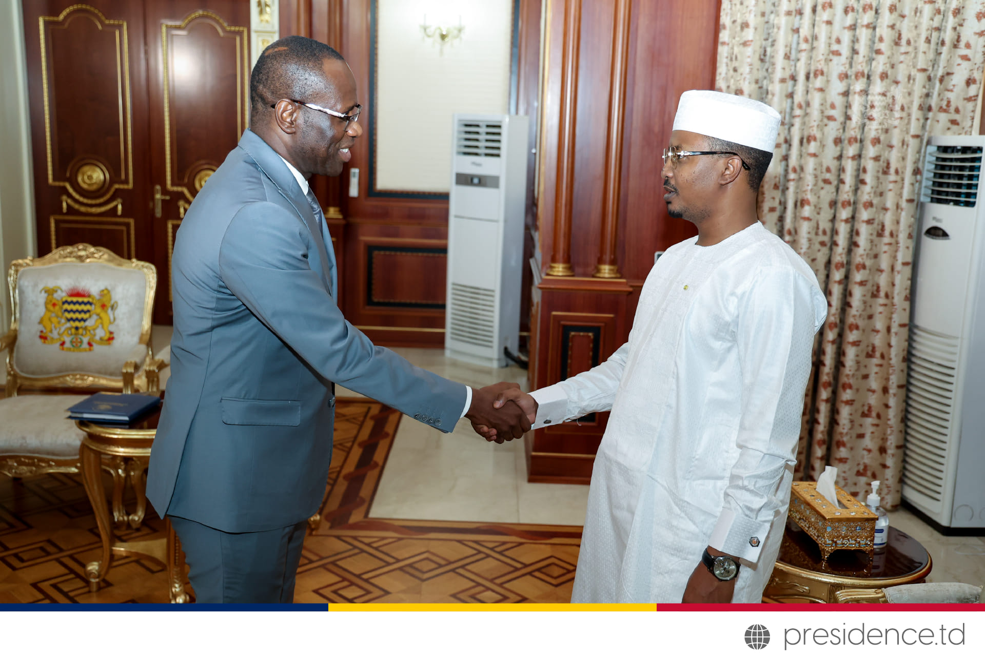 Tchad-CEMAC : Le Président de la République reçoit le nouveau Gouverneur de la BEAC