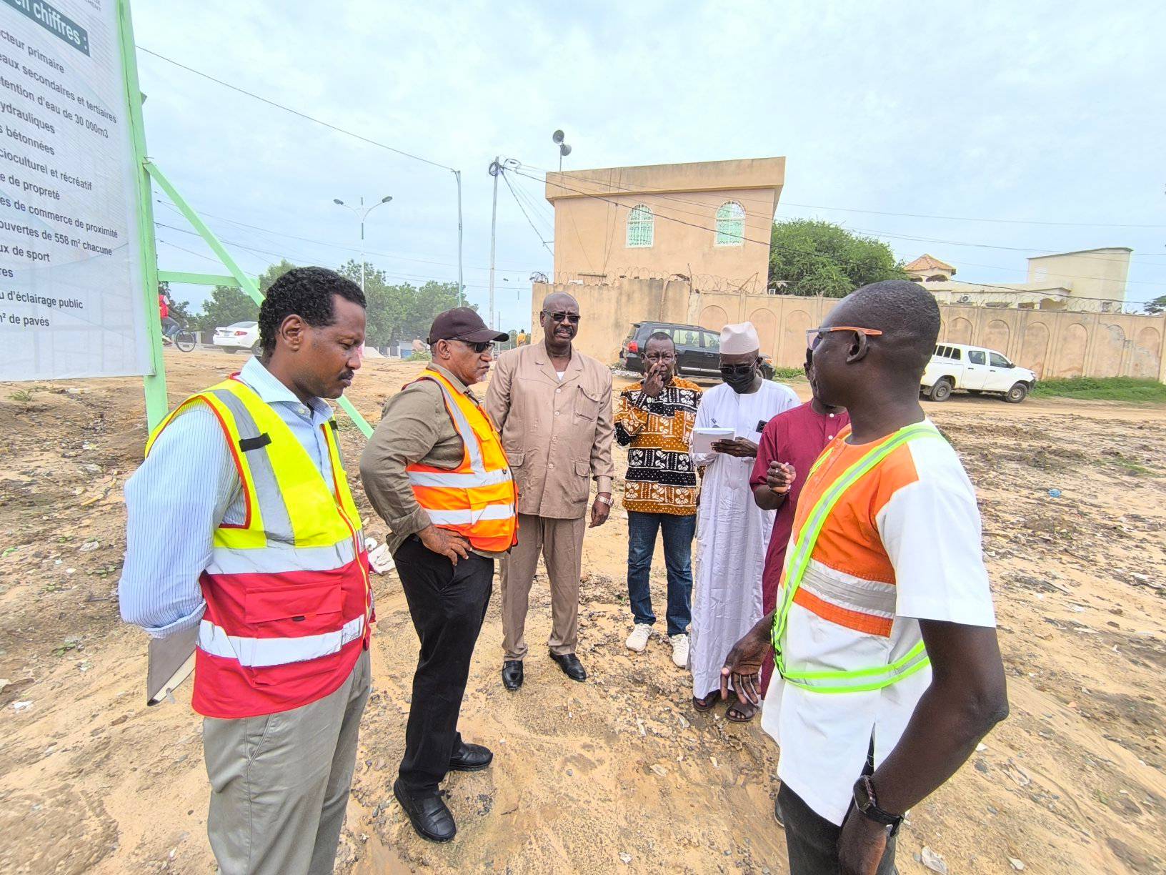 Visite de suivi des travaux au Canal des Jardiniers par le SGA du Ministère de l’Aménagement du Territoire