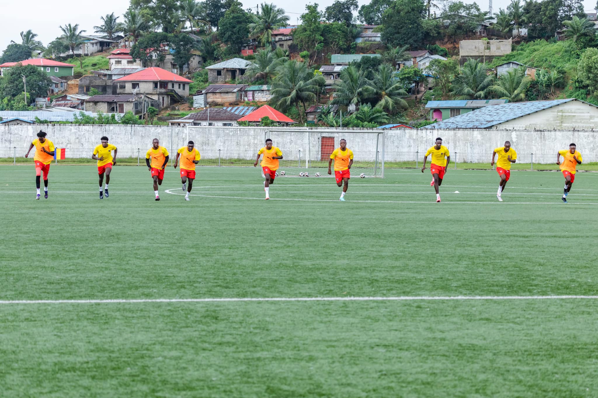 Tchad : Première séance d’entraînement prometteuse pour les Sao du Tchad à Monrovia