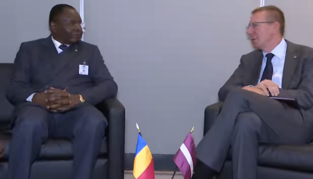 Tchad-Lettonie : Le Premier Ministre Tchadien reçoit le Président Letton à New York