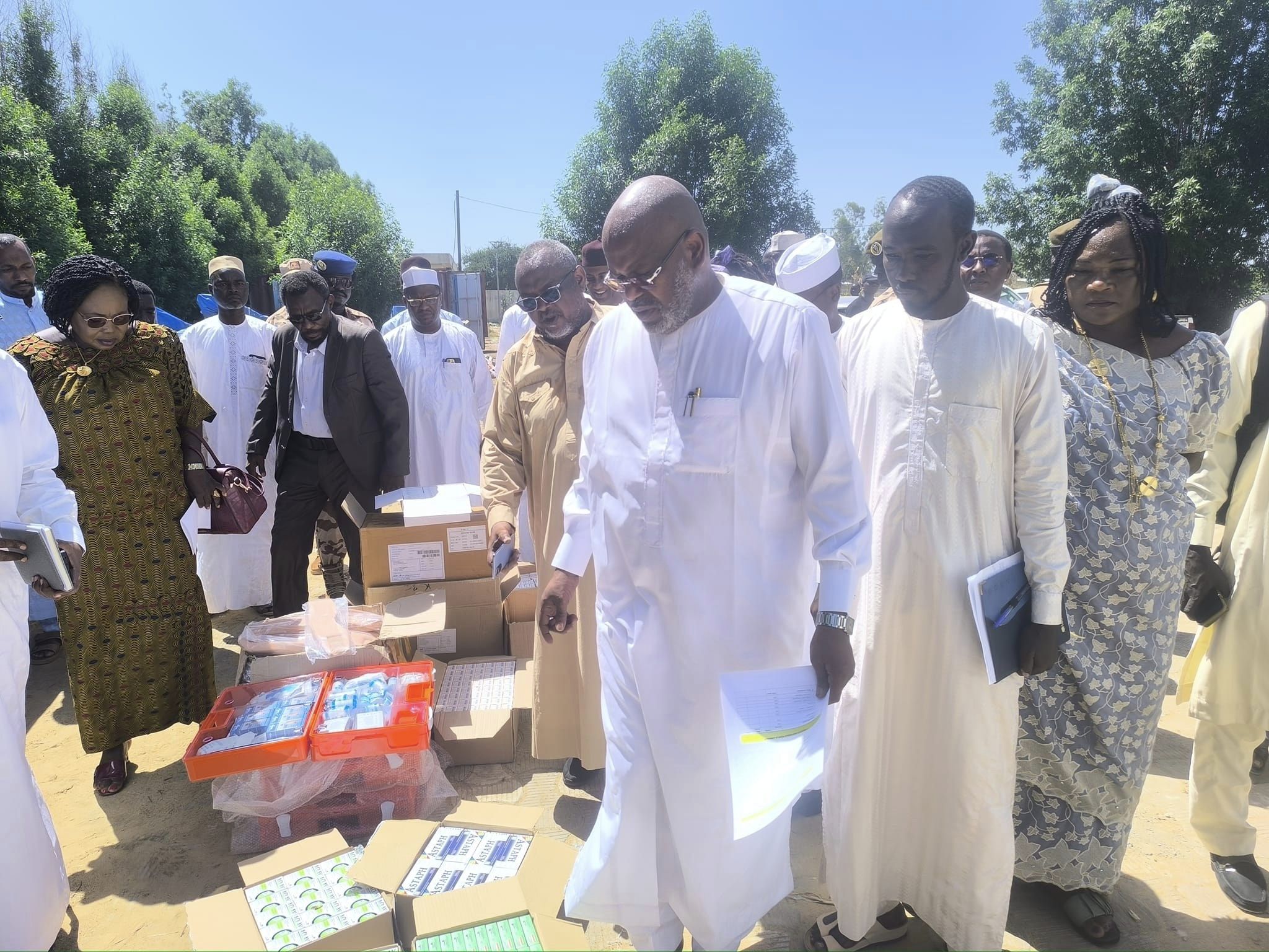 Réception d’un don de la Banque Mondiale pour la lutte contre les inondations à N’Djamena