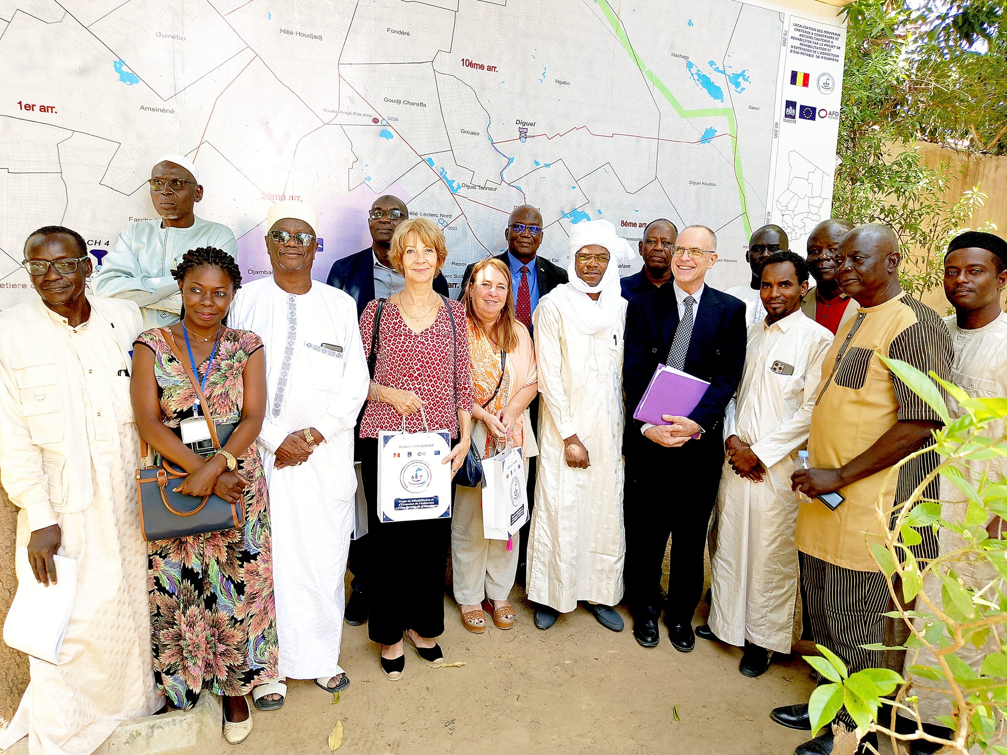 N’Djaména : Le projet de réhabilitation de l’adduction d’eau potable au centre d’une réunion