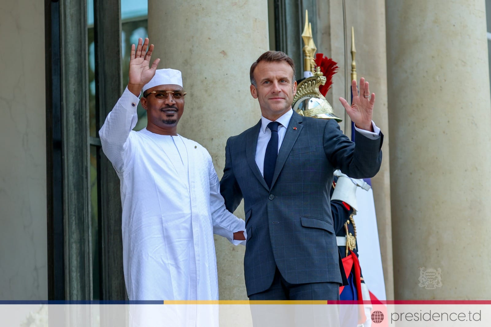 Coopération Tchado-Française : Mahamat Idriss Deby Itno reçu à l’Élysée par Emmanuel Macron