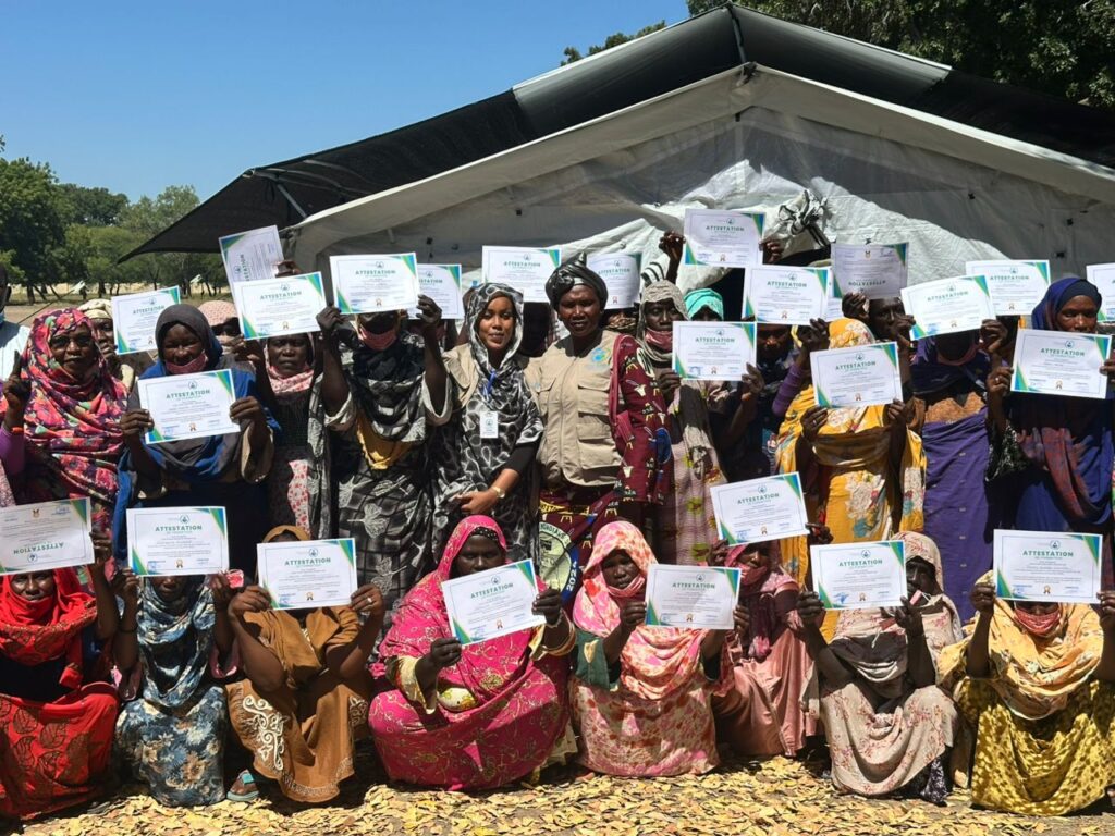 Formation en fabrication de savon pour les femmes sinistrées des inondations à N'Djamena : une initiative pour l'autonomisation