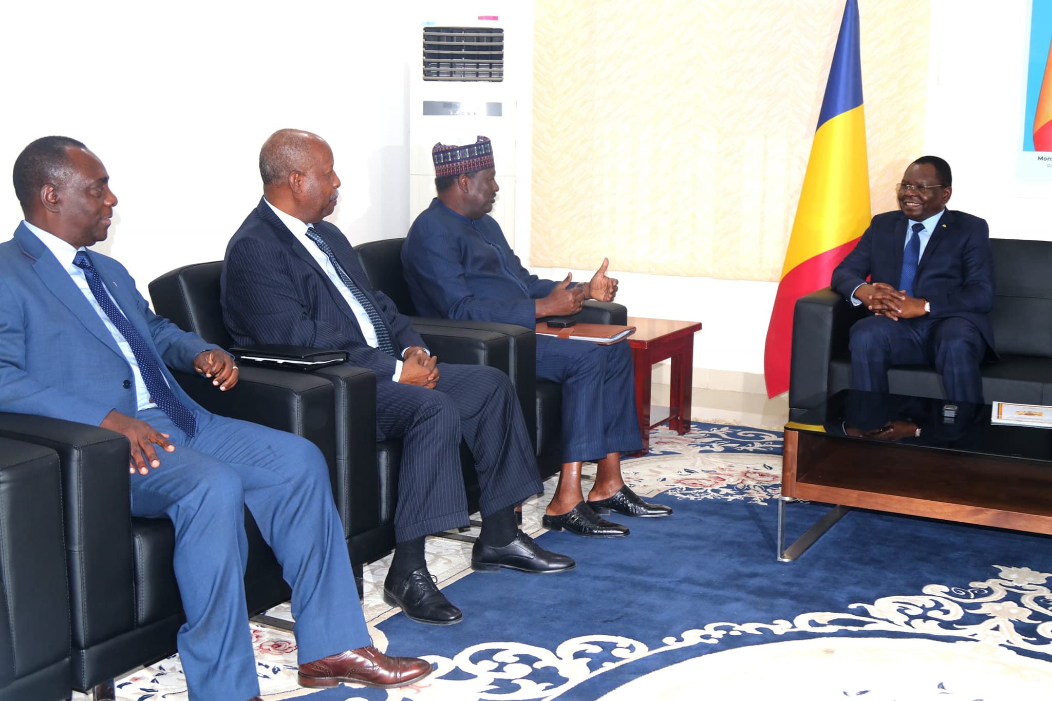 Tchad : Le Premier Ministre Allah-Maye Halina reçoit une délégation des Nations Unies pour discuter de la sécurité et des défis environnementaux au Tchad