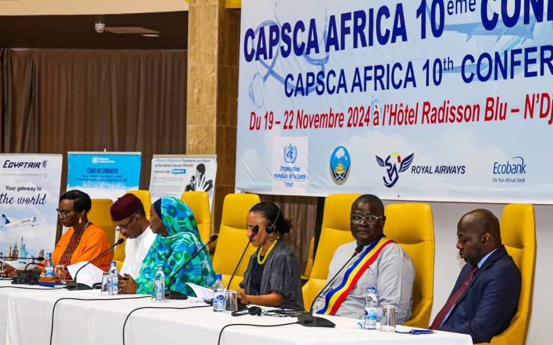 Tchad : Lancement de la 10ᵉ conférence régionale CAPSCA sur la santé publique et l’aviation civile