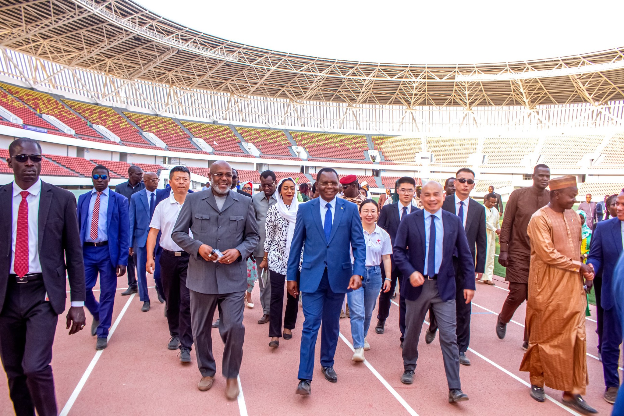 Tchad-Chine : Stade de Mandjaffa, 95 % des travaux achevés, inauguration prévue en mai 2025