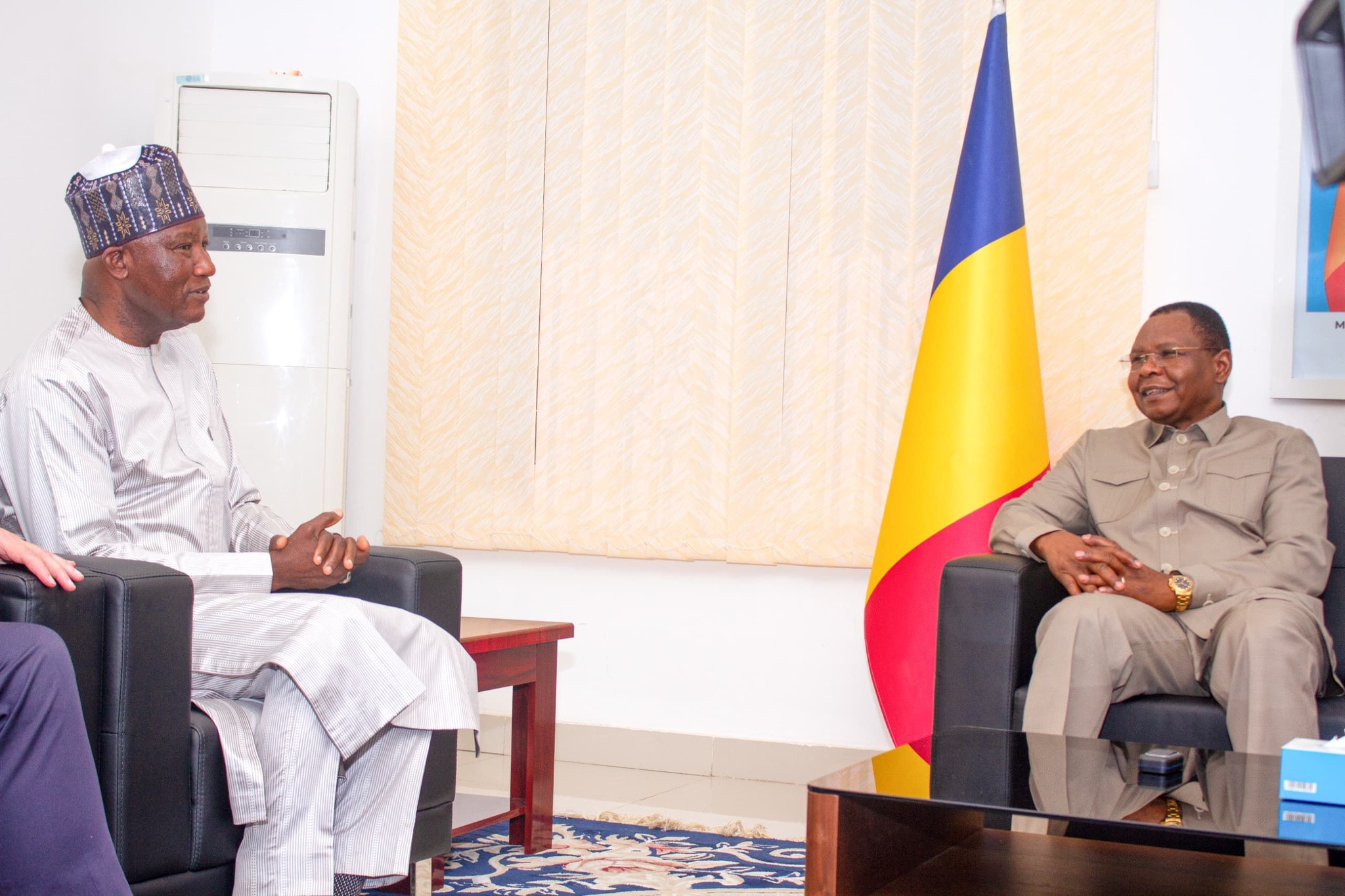 Le Chef du Gouvernement reçoit en audience M. Kamil Kamaludeen, Représentant résident du PNUD au Tchad, en fin de mission