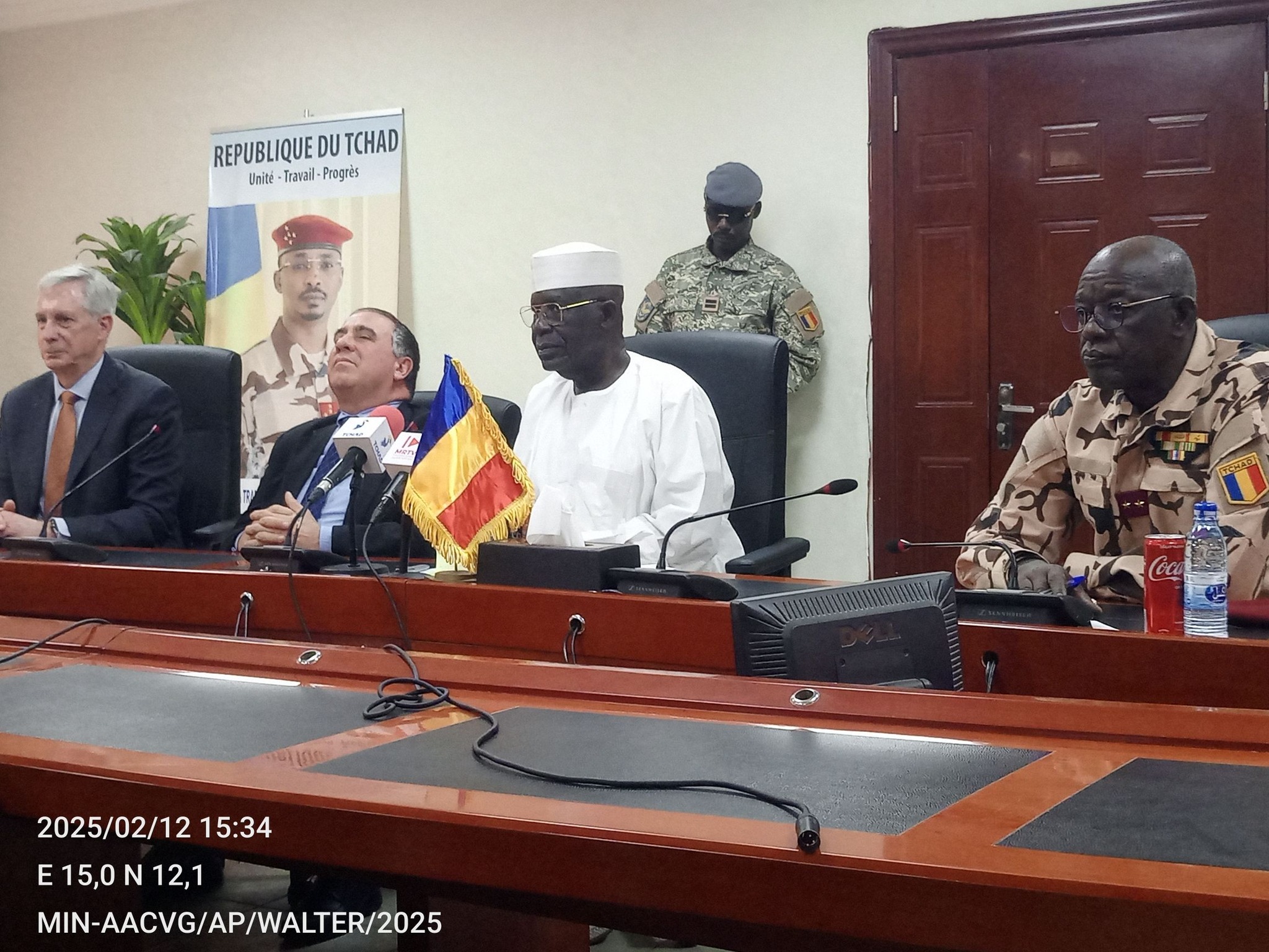 Rencontre stratégique entre le Ministre des Armées tchadien et une délégation d’officiers américains