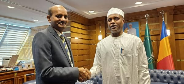 Visite de courtoisie de l’Ambassadeur de l’Inde au Tchad