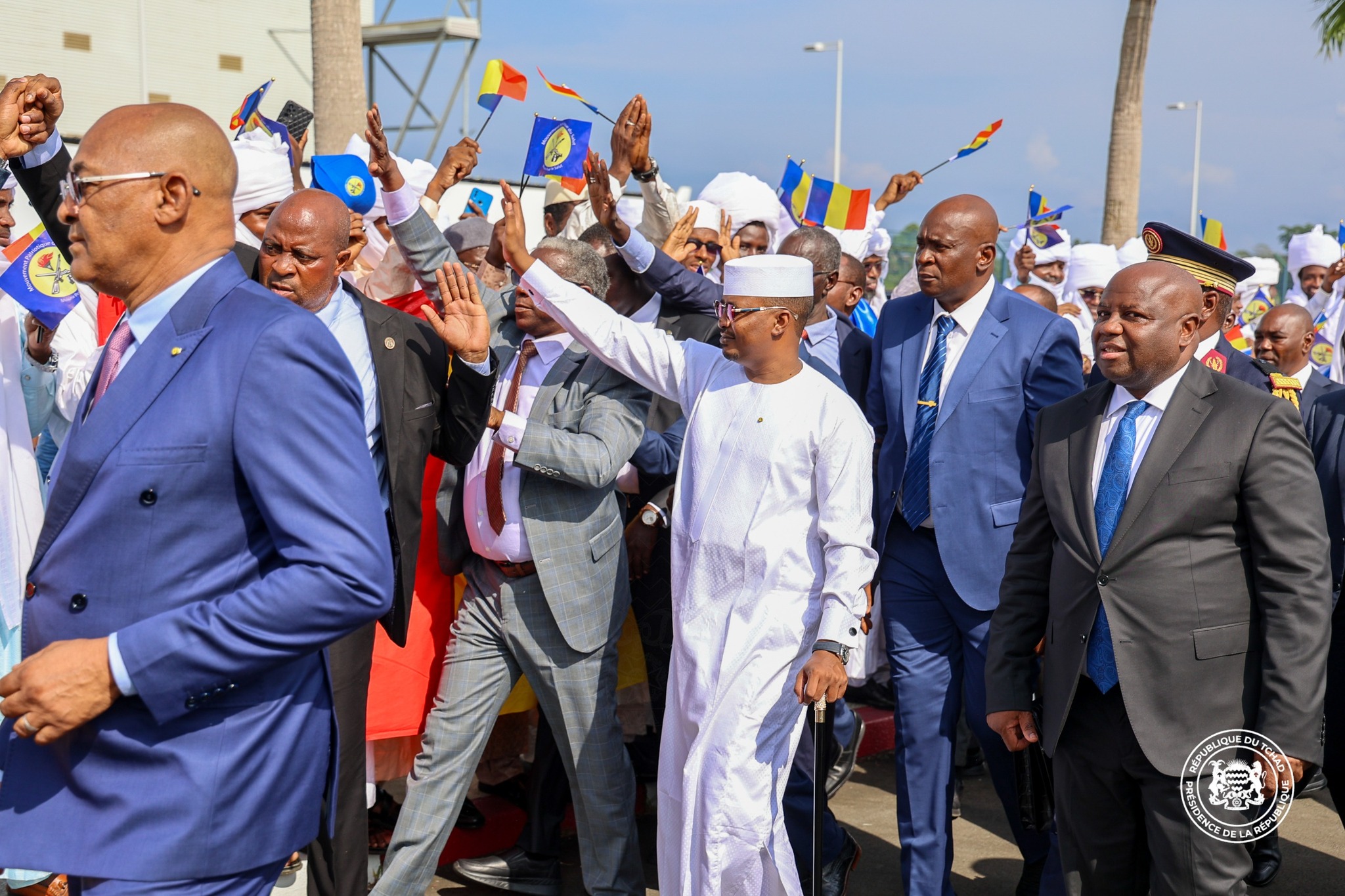 Le Maréchal Mahamat Idriss Deby Itno accueilli en grande pompe à Malabo