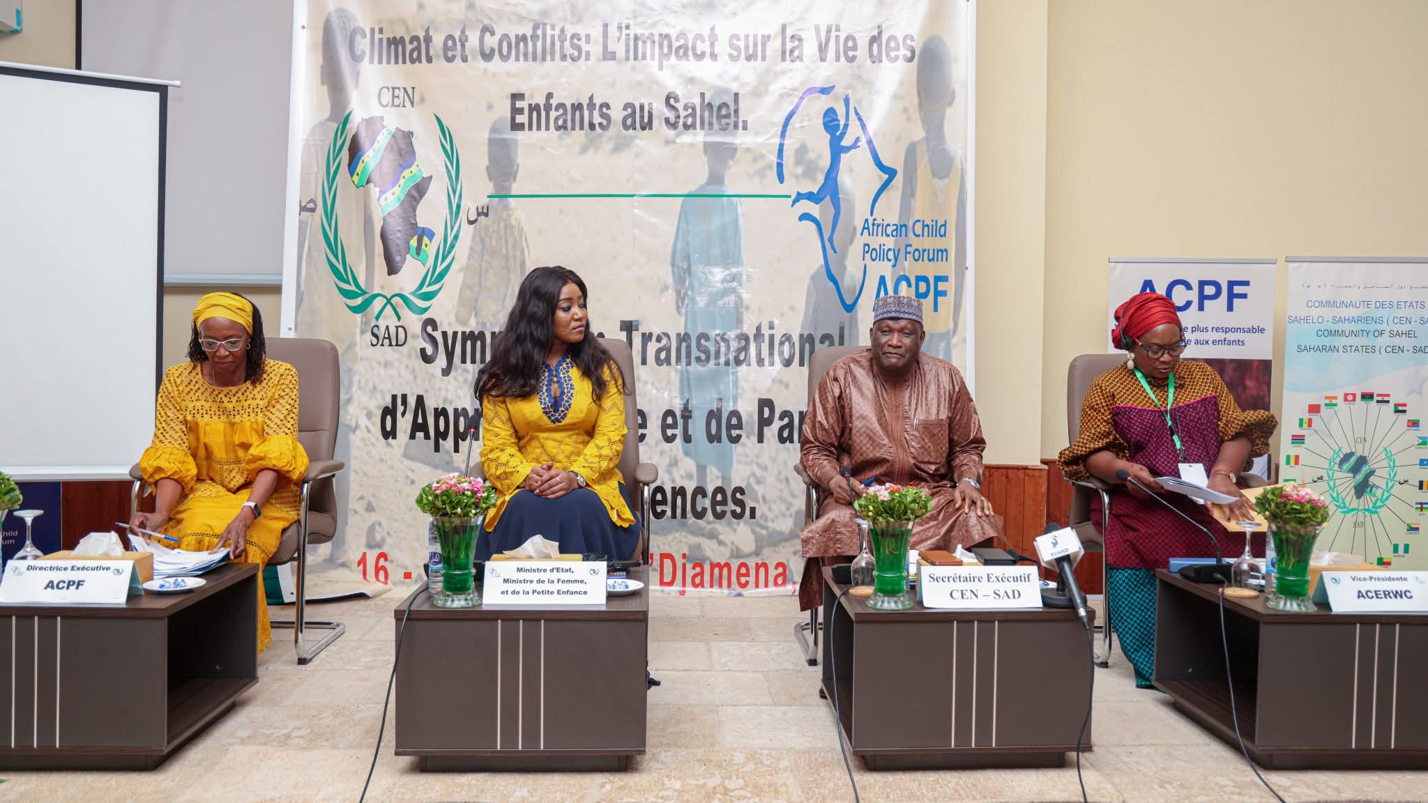 N’Djamena accueille un symposium transnational sur l’impact du climat et des conflits sur les enfants sahéliens
