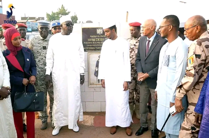 Solidarité régionale : Les ministres tchadiens en visite sur l’Avenue Maréchal Idriss Déby Itno à Bangui