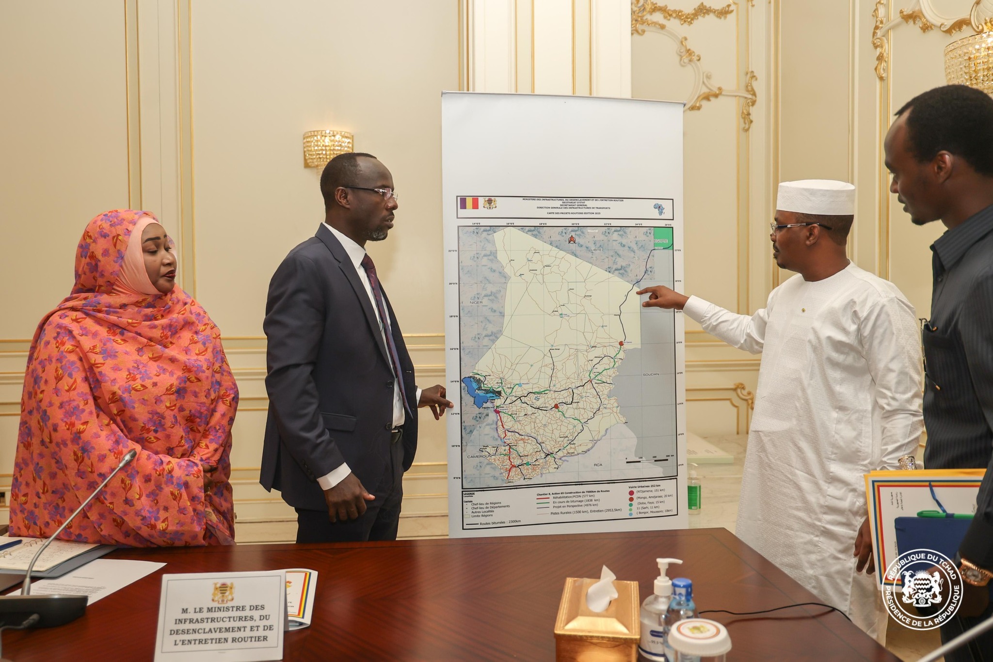 Le Président Mahamat Idriss Déby Itno impulse une nouvelle dynamique au suivi des projets d’infrastructures