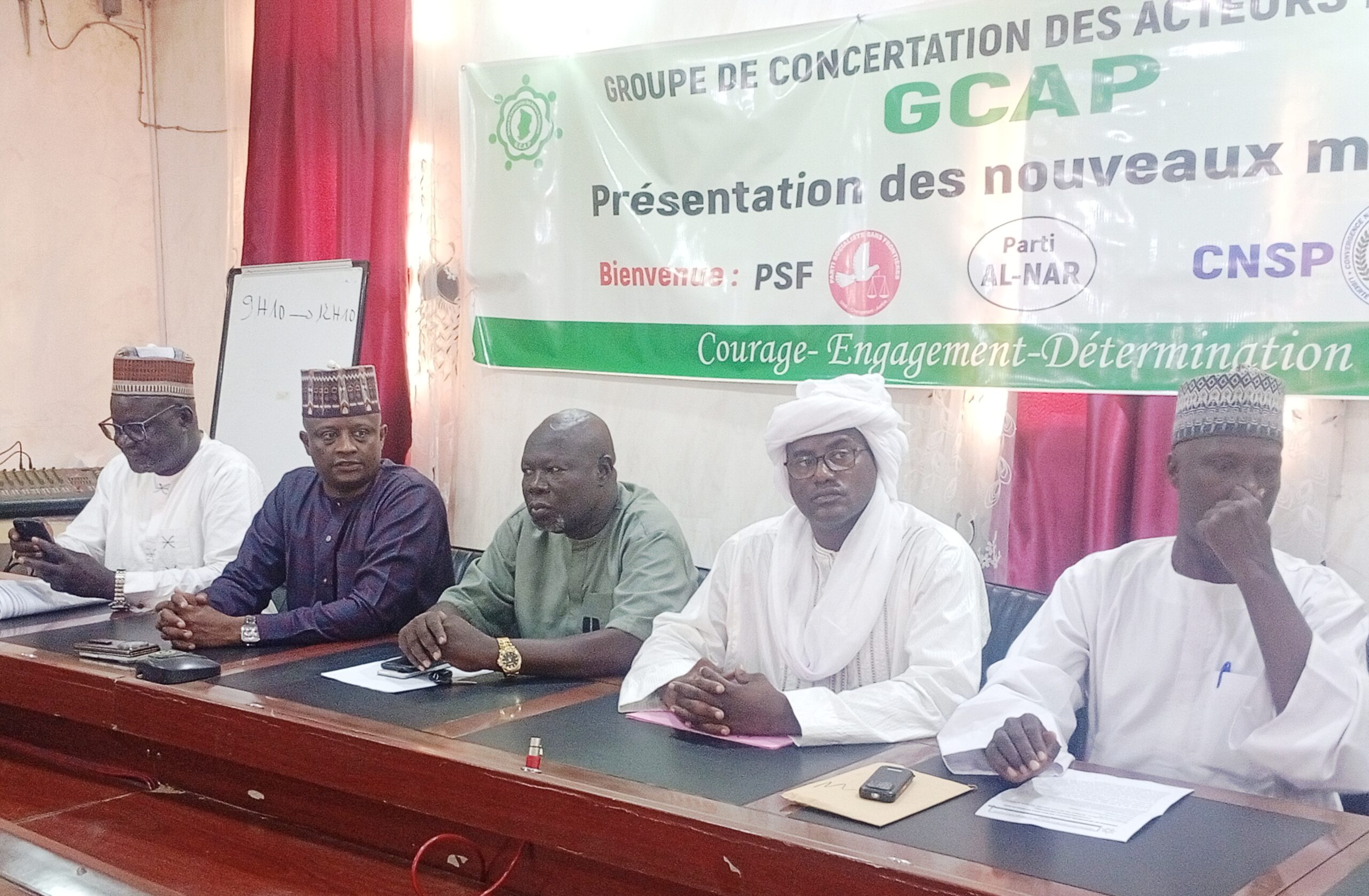 Le GCAP s’élargit avec l’adhésion du PSF, de l’Al-MAR et du CNSP