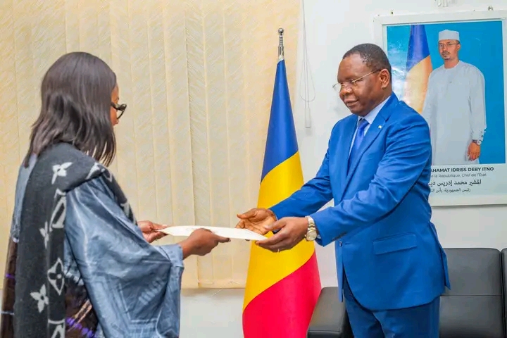 Le Premier Ministre Allah Maye Halina reçoit la Ministre centrafricaine des Affaires étrangères