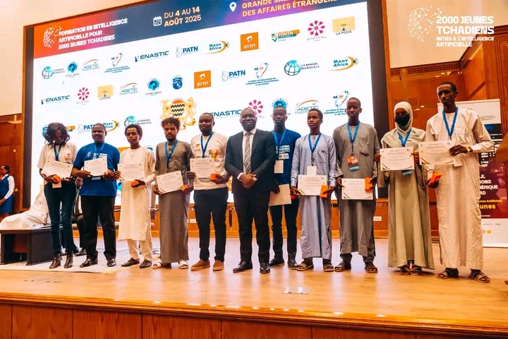 Clôture officielle de la formation de 2 000 jeunes tchadiens en Intelligence Artificielle