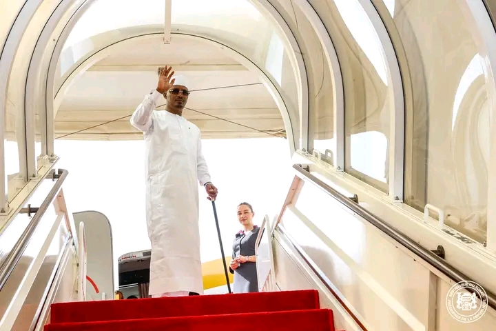 Le Président Mahamat Idriss Deby Itno en route pour Bangui pour la 16e Conférence des Chefs d’État de la CEMAC