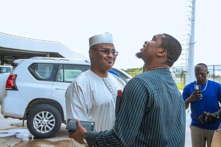 Samuel Eto’o en visite officielle au Stade Olympique Maréchal Idriss Déby Itno