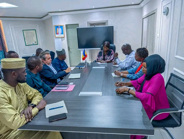 La Ministre d’État Mme Kitoko Gata Ngoulou reçoit une délégation de partenaires internationaux