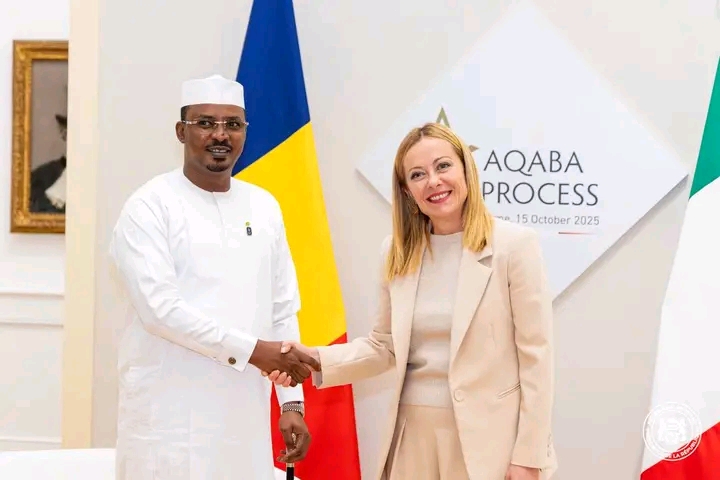 Renforcement de la coopération bilatérale : Le Président MAHAMAT IDRISS DEBY ITNO reçu en audience par Giorgia Meloni à Rome