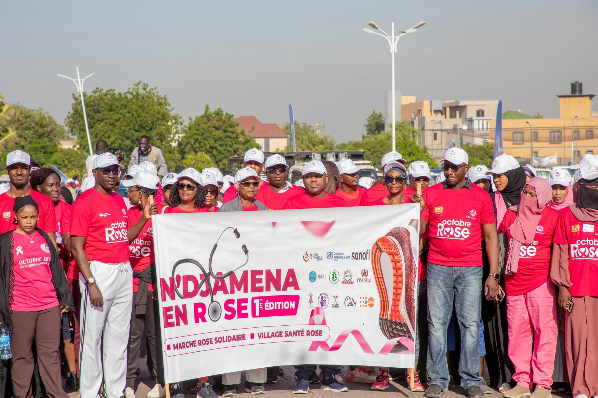 Octobre Rose : un Petit Déjeuner Rose et une marche pour sensibiliser à la lutte contre le cancer à N’Djamena