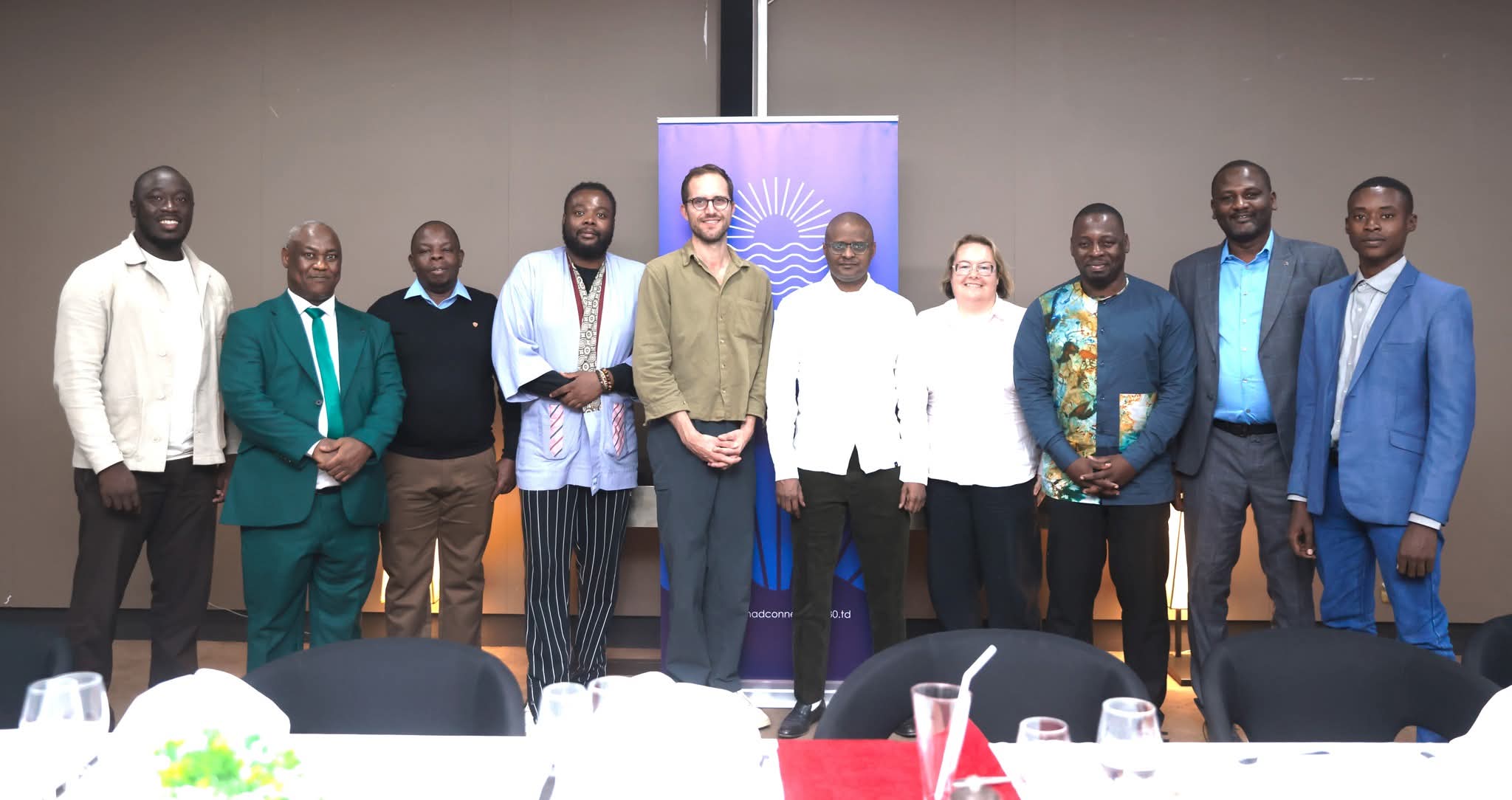 Le Ministre d’État Tahir Hamid Nguilin reçoit la presse internationale autour du PND « Tchad Connexion 2030 »