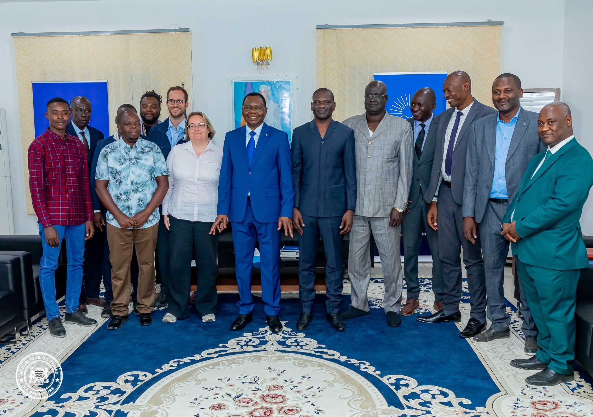 Le Premier ministre Halina ALLAH MAYE reçoit une délégation de médias internationaux dans le cadre du PND « Tchad Connexion 2030 »