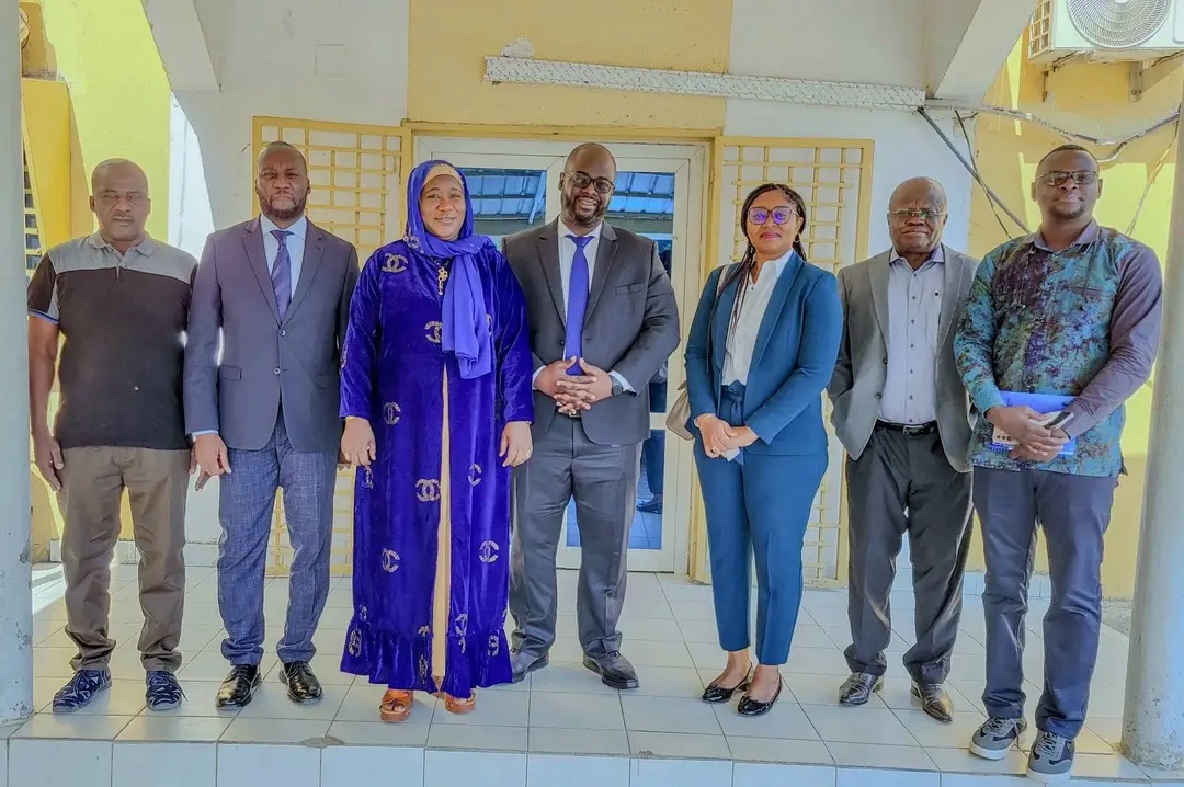 La Présidente de la HAMA reçoit une délégation de Canal+ conduite par Aziz Diallo