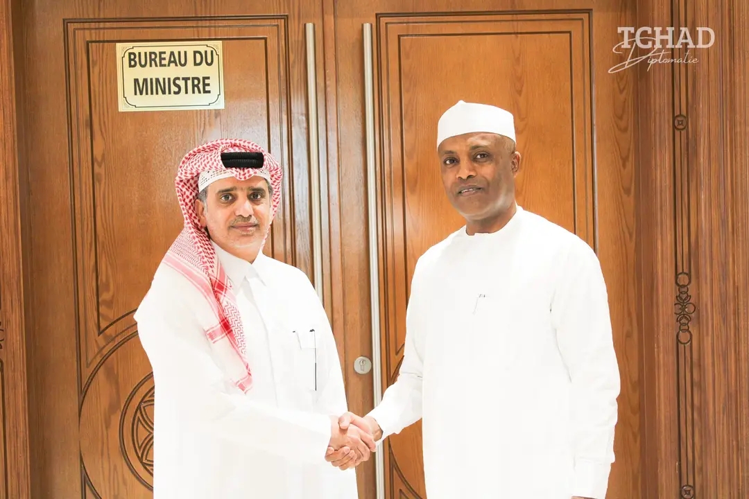 Le chef de la diplomatie tchadienne reçoit l’Ambassadeur du Qatar à N’Djamena