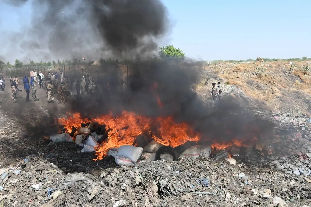 Tchad: 7,5 tonnes de produits illicites détruites lors d’une opération d’envergure