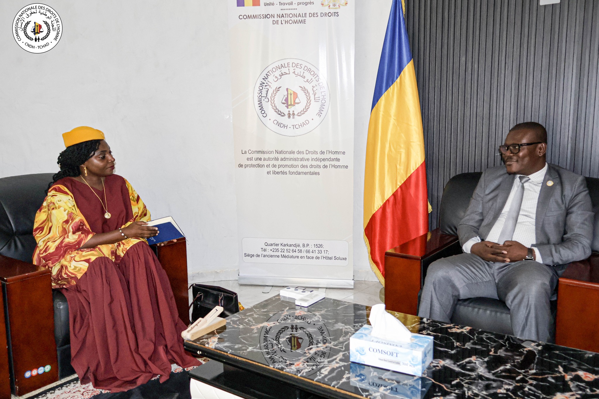 Renforcement de la coopération entre la CNDH et l’OIF : cap sur la promotion du droit à l’identité légale au Tchad