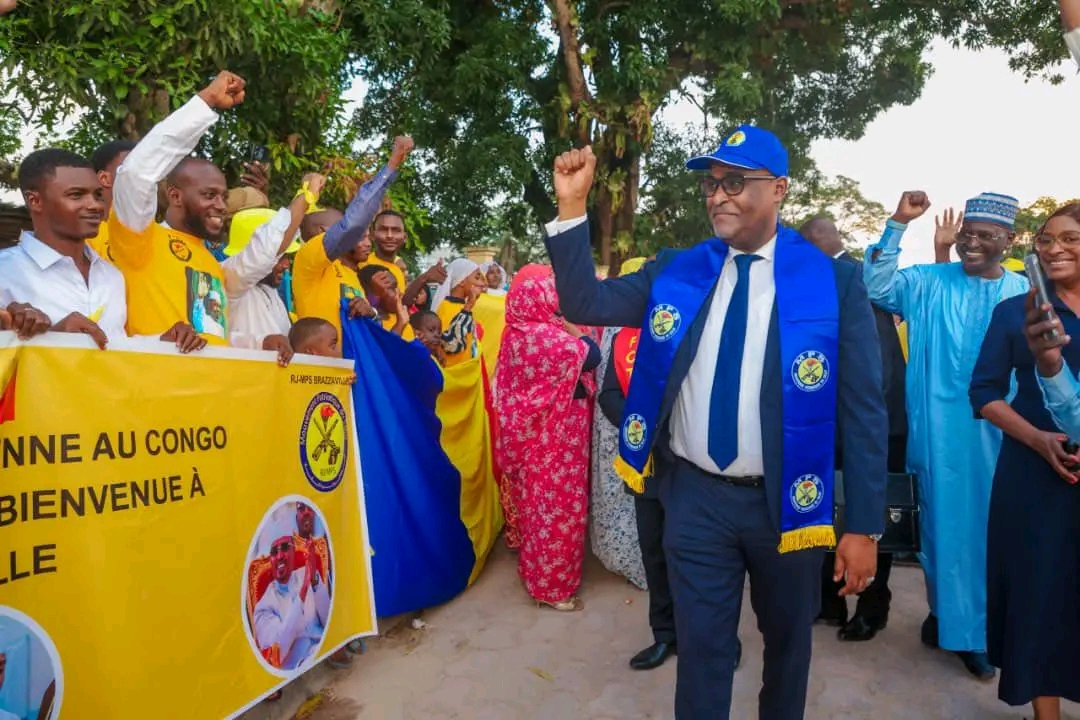 Aziz Mahamat Saleh en visite officielle à Brazzaville à l’invitation du PCT