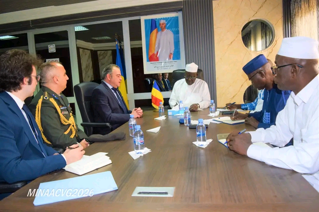 Coopération militaire : le ministre des Armées reçoit plusieurs partenaires diplomatiques et industriels à N’Djamena