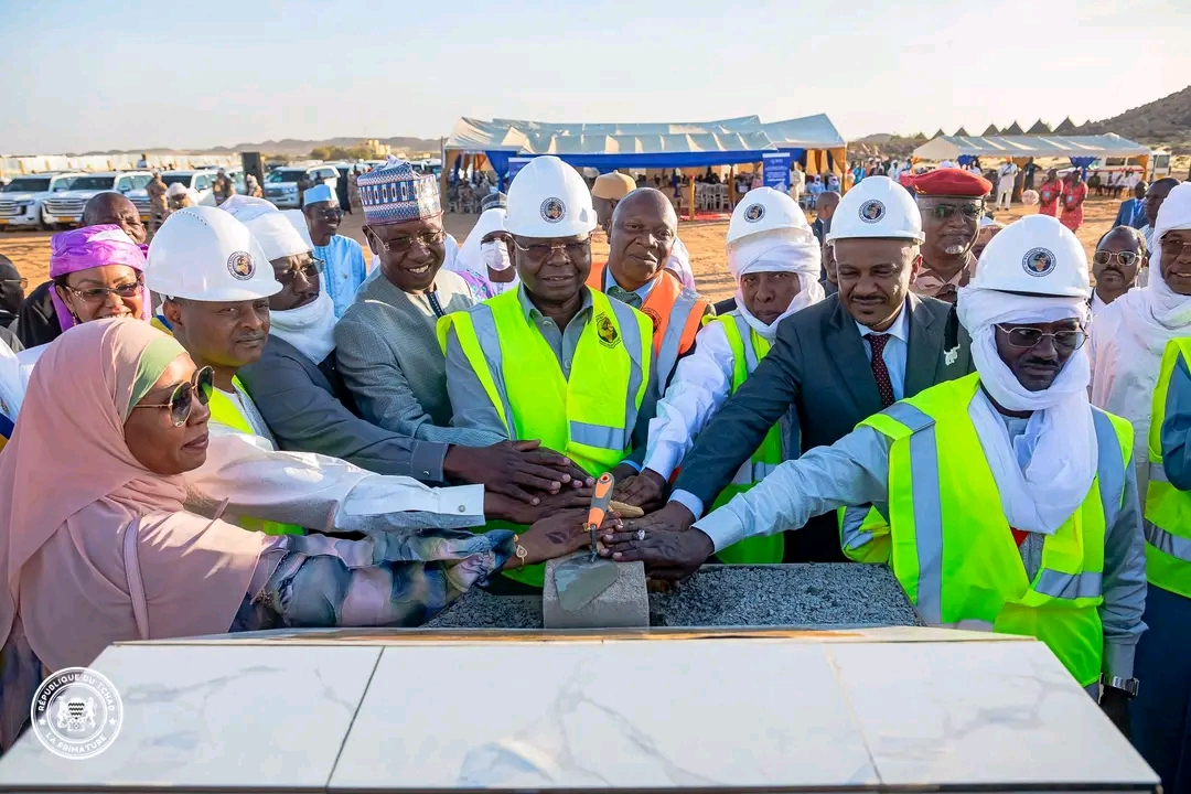 Amdjarass : pose de la première pierre du futur siège provincial de la BEAC
